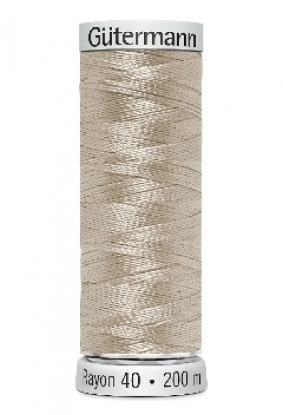 Rayon 40 200 m dunkles beige